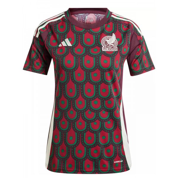 Mexico home female jersey women's first soccer uniform ladies sportswear football tops sport shirt 2024-2025